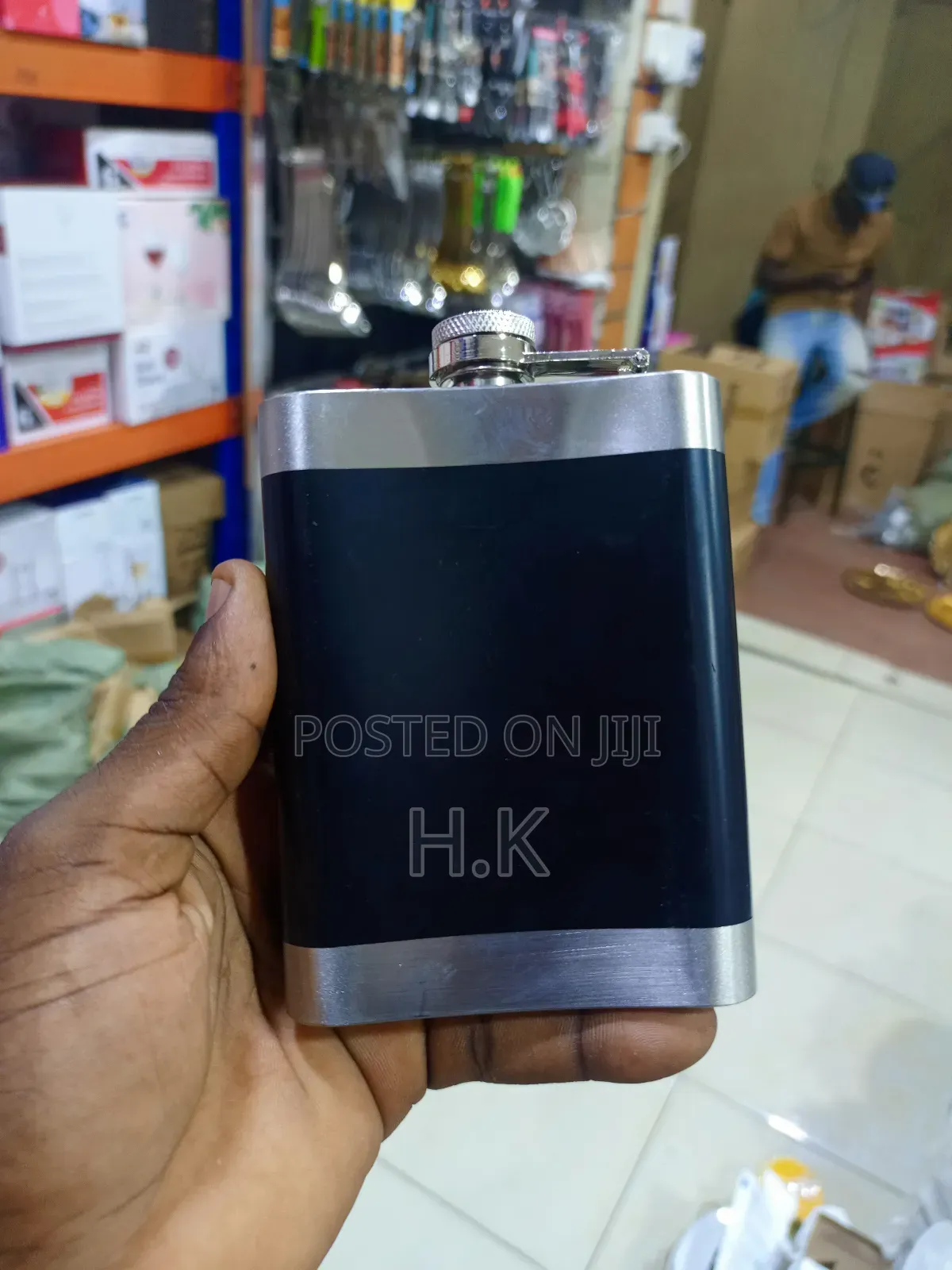 Relax There's Whiskey Hip Flask.
