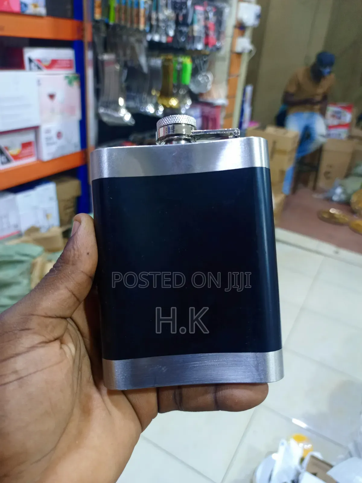 Relax There's Whiskey Hip Flask.