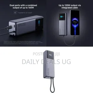 Porodo 165w Max 10000mah Power Bank With Digital Display - Multicolor