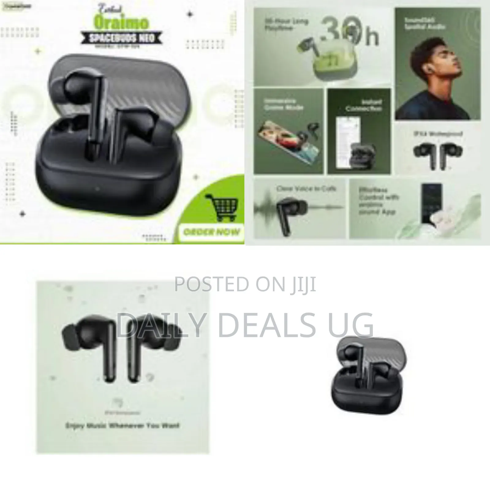 Oraimo True Wireless Earbuds With a Charging Case