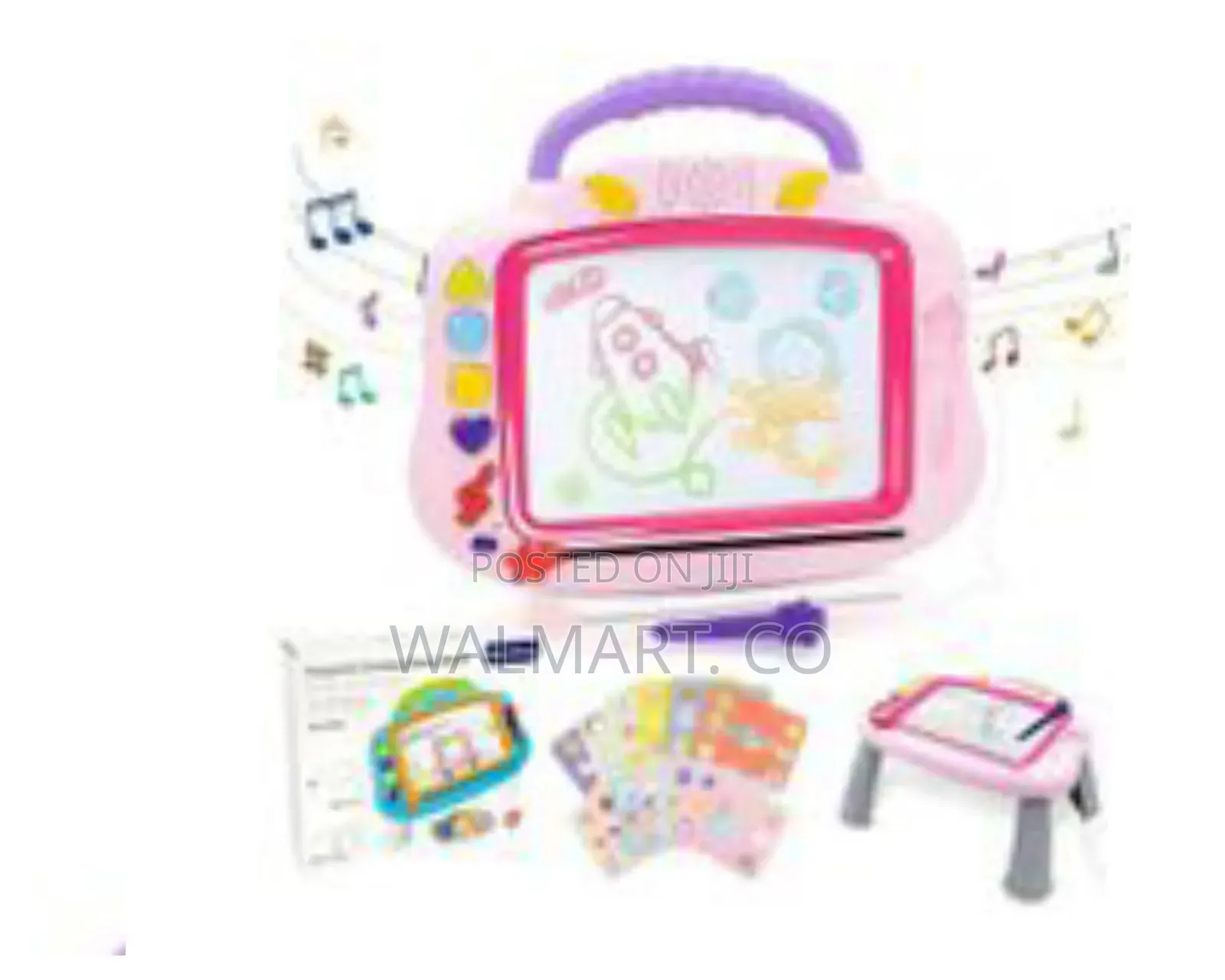 Magnetic Drawing Board 3 in 1 Light Up Musical Doodle