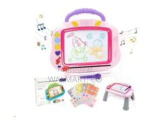 Magnetic Drawing Board 3 in 1 Light Up Musical Doodle