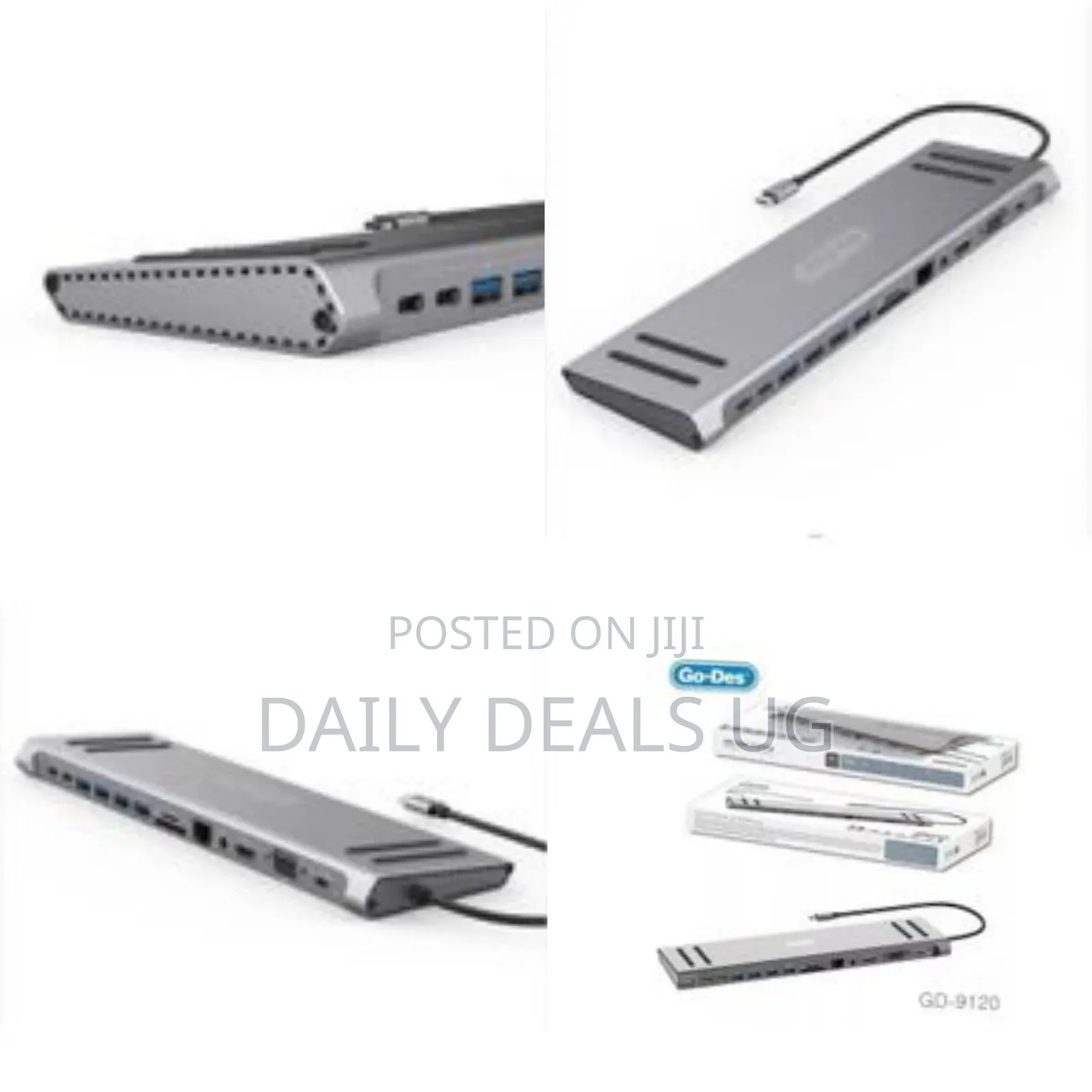 Godes 14in1 Docking Station / Usb Hub - Multicolor