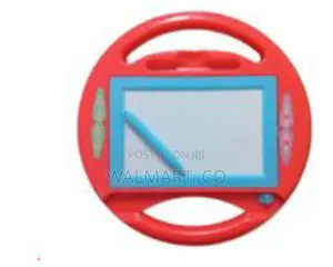 Round Magnetic Drawing White Board for Kids