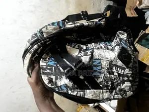 Black and White Large Backpack