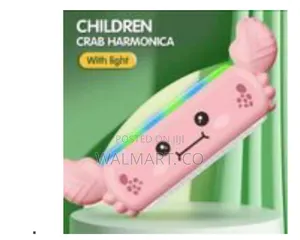 8 Pack Light Plastic 16 Holes Harmonica Music Carton for Ages 3+