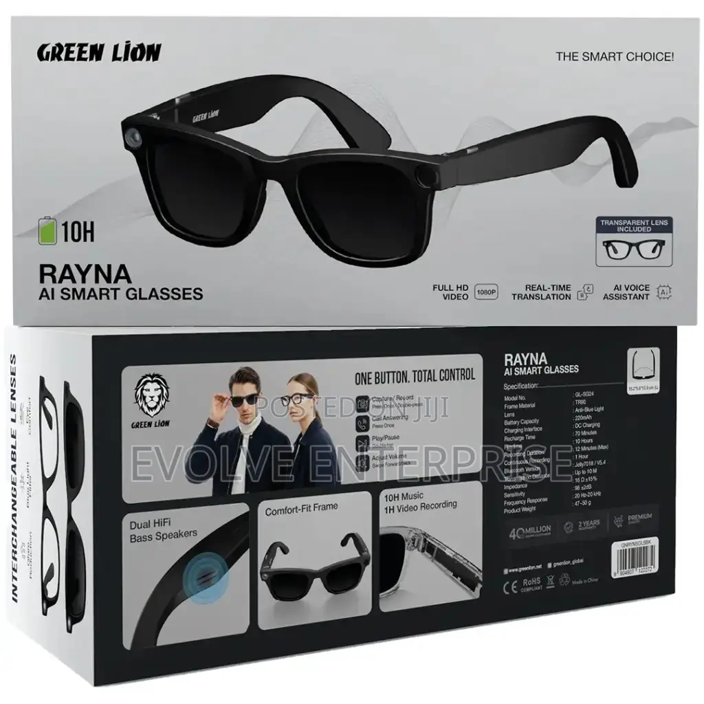 Green Lion Rayna Ai Smart Glasses