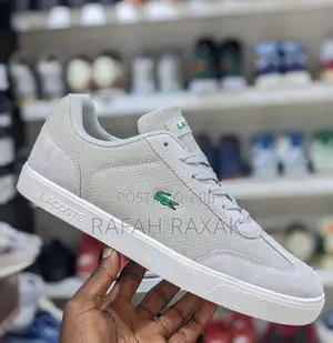 Original Grey Lacoste Low-top Casual Sneakers