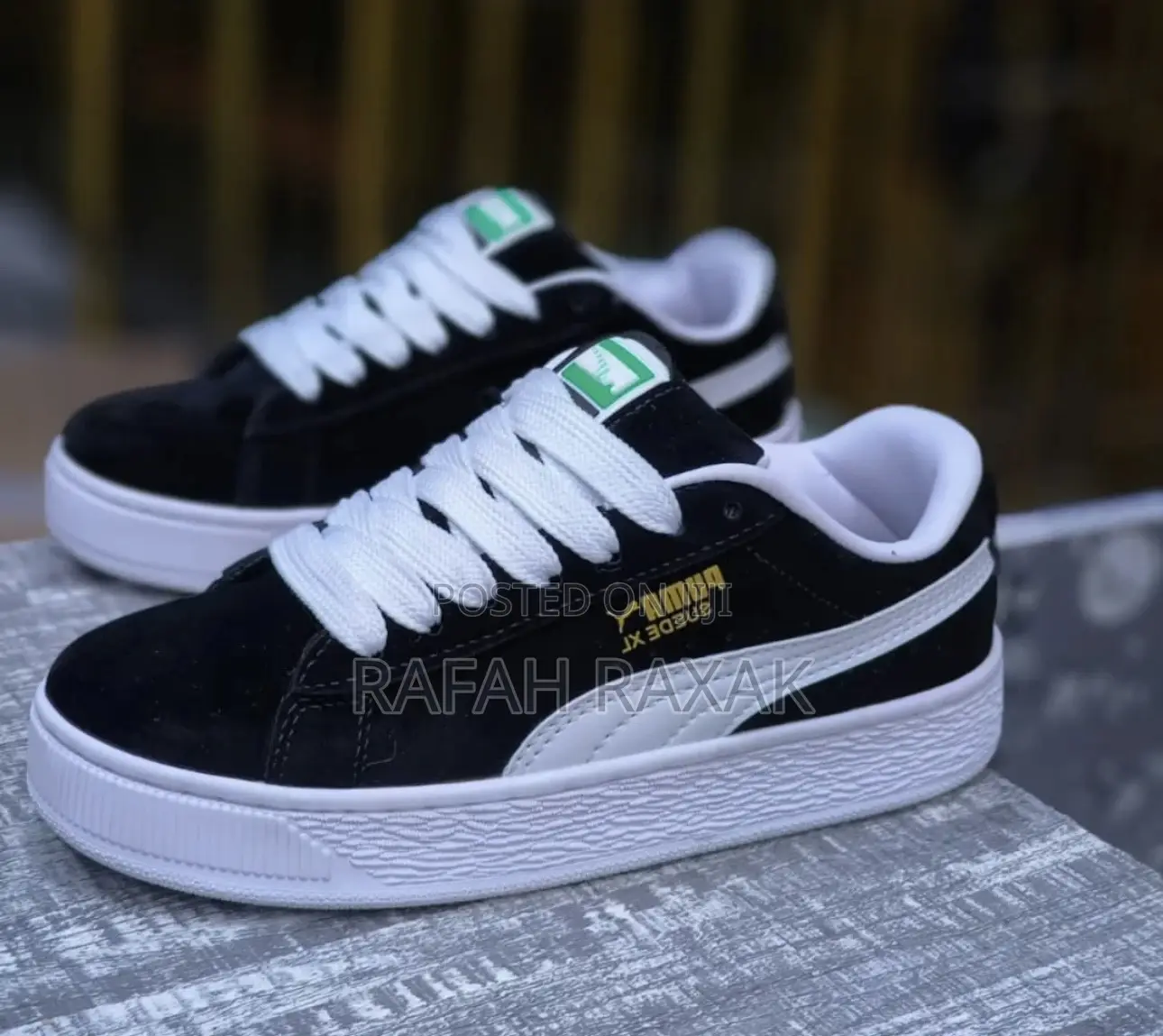 Puma Suede Xl Black/White Sneakers