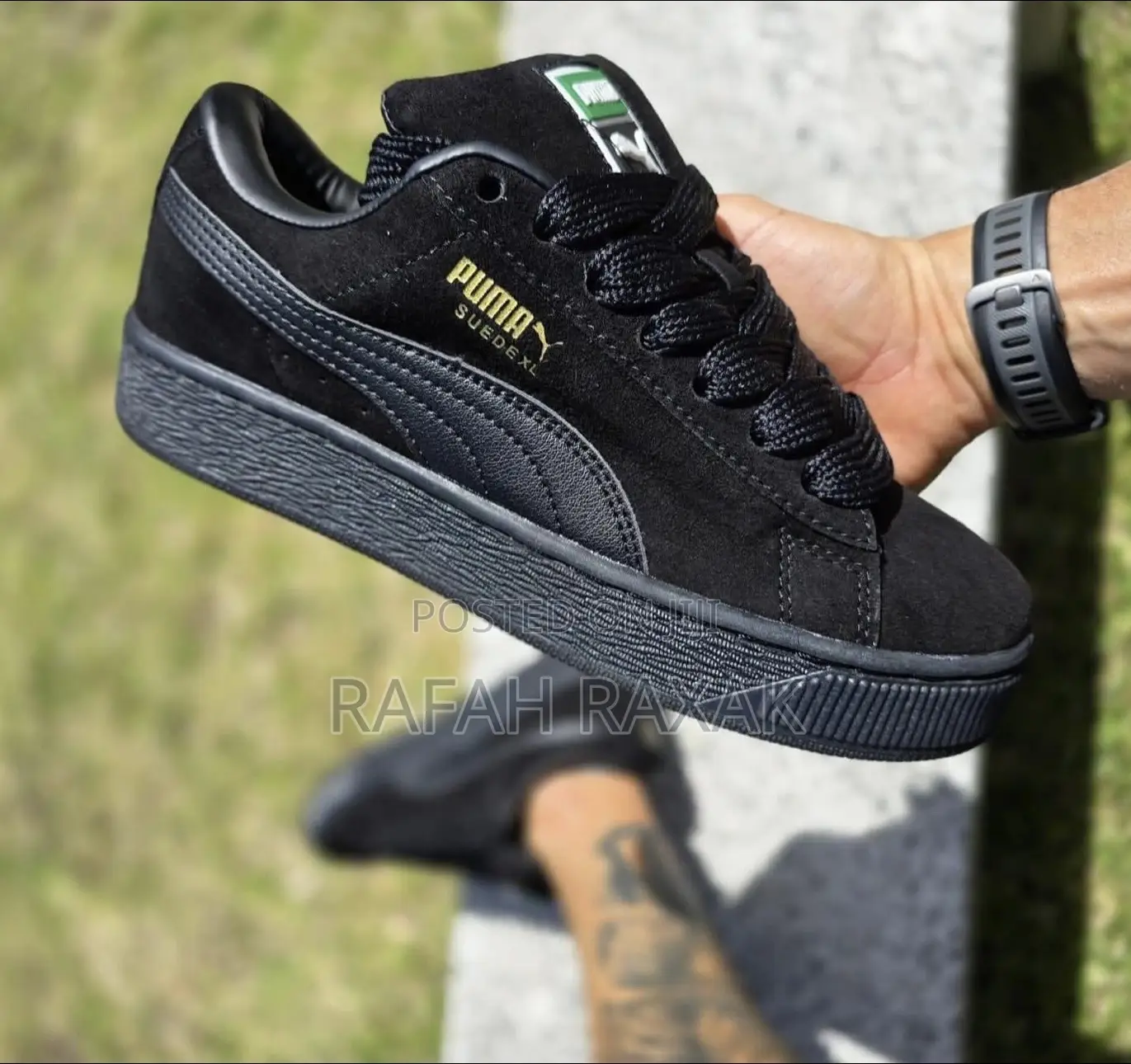 Original Classic Black Puma Suede Xl Sneakers