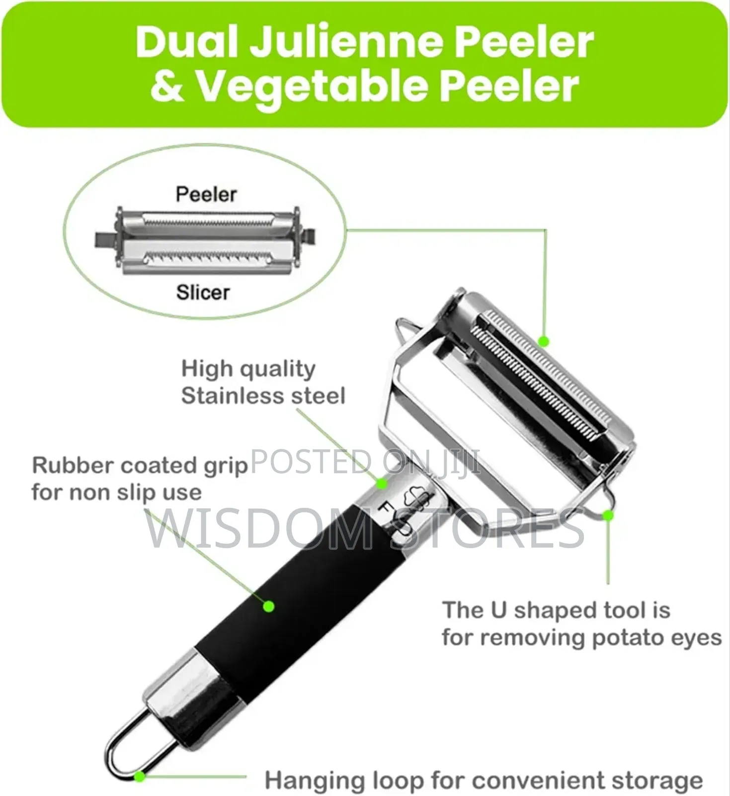 Ultra Sharp Stainless Steel Peeler