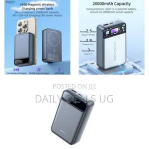 Yesido Power Bank/Portable Charger With a Digital Display - Multicolor