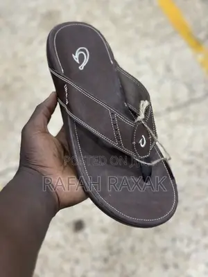 Original Men’S Brown Olukai Flip Flop Leather Sandals