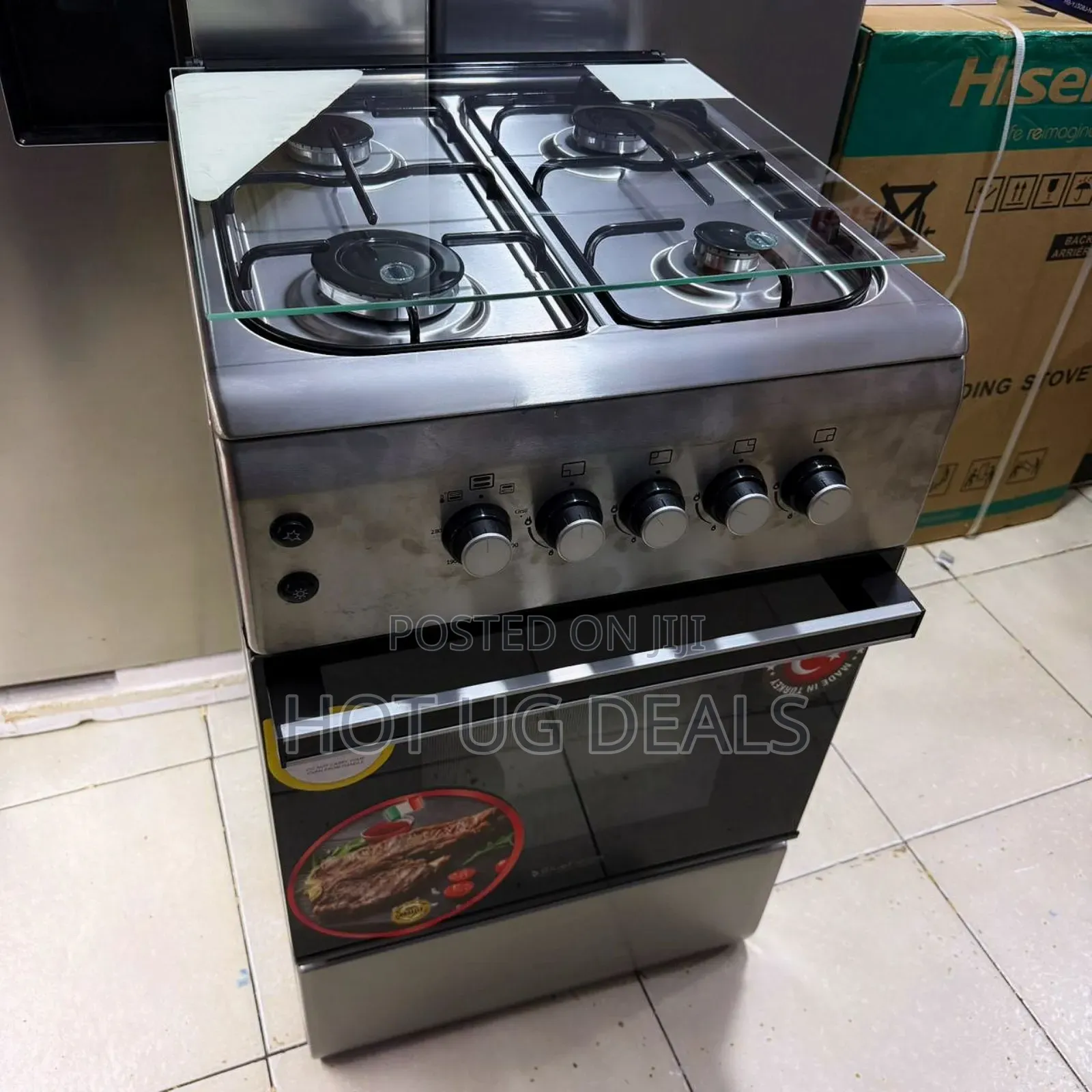 Blueflame 50x60cm Stainless Steel Full Gas Cooker