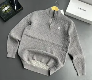 Prize Win Quarter Zip Sweater