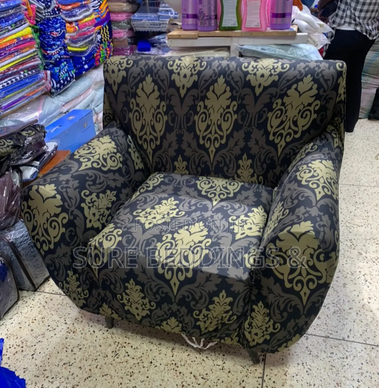 Retro Single Chair Cover