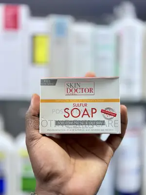 Skin Doctor Sulfur Soap for Fungal Acne, Oily Acne Prone Skin