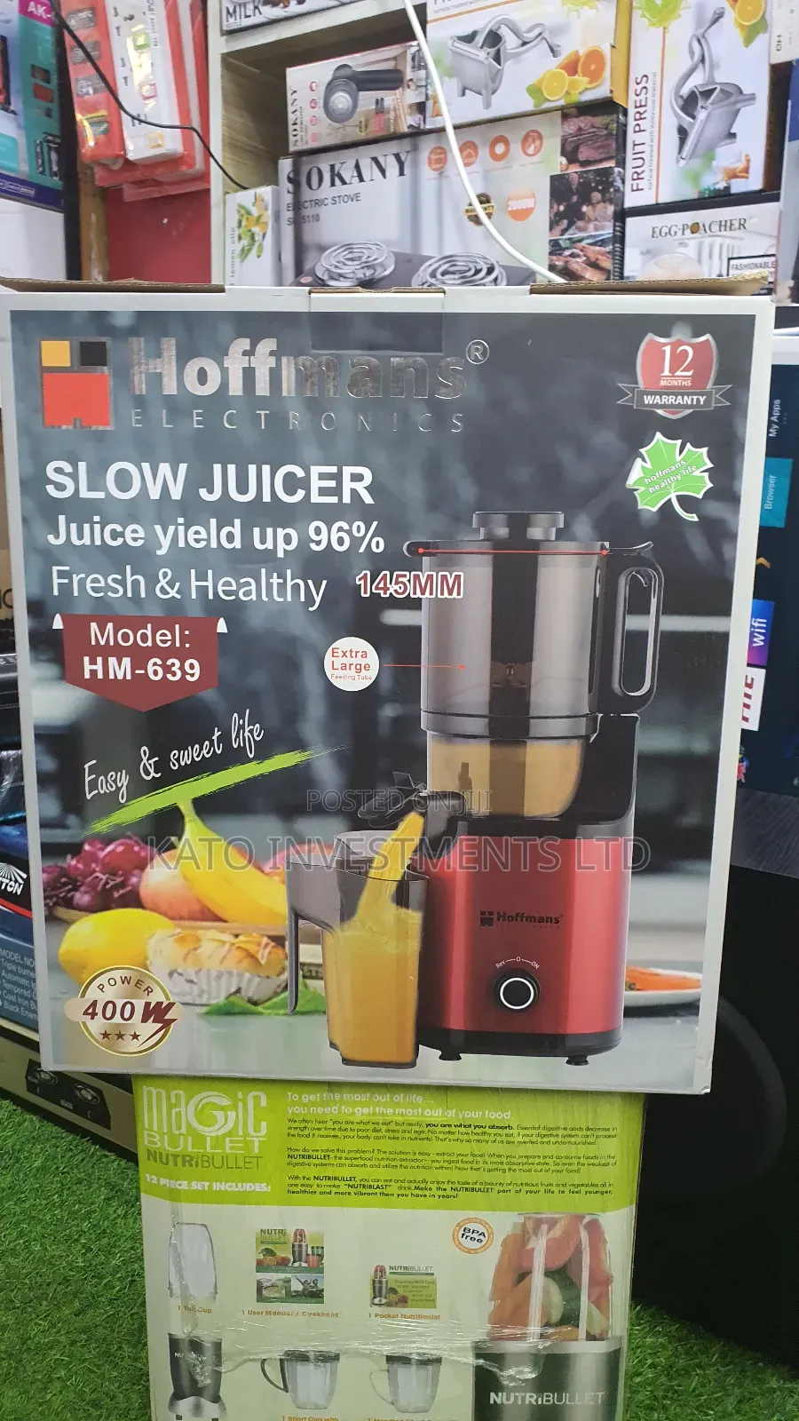 Hoffmans Slow Juicer Hm-639