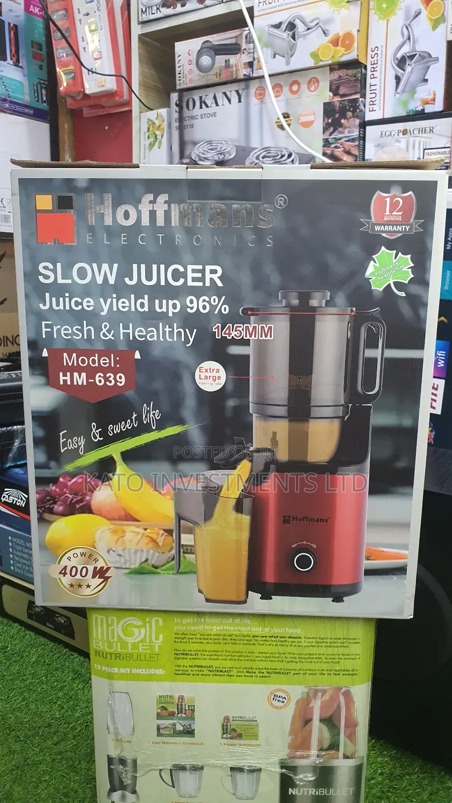 Hoffmans Slow Juicer Hm-639
