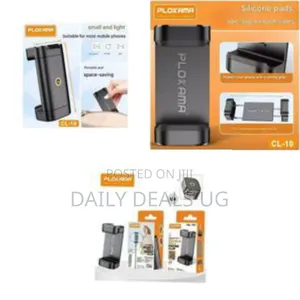 Plokama Cl-10 Universal Smartphone Mobile Phone Holder Clip and Light