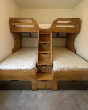 Modern Day 3 Beds Decker With 3x6 2pcs Down and 3ft Up and a Ladder