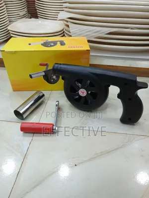 Hand-Crank or Air Blower.