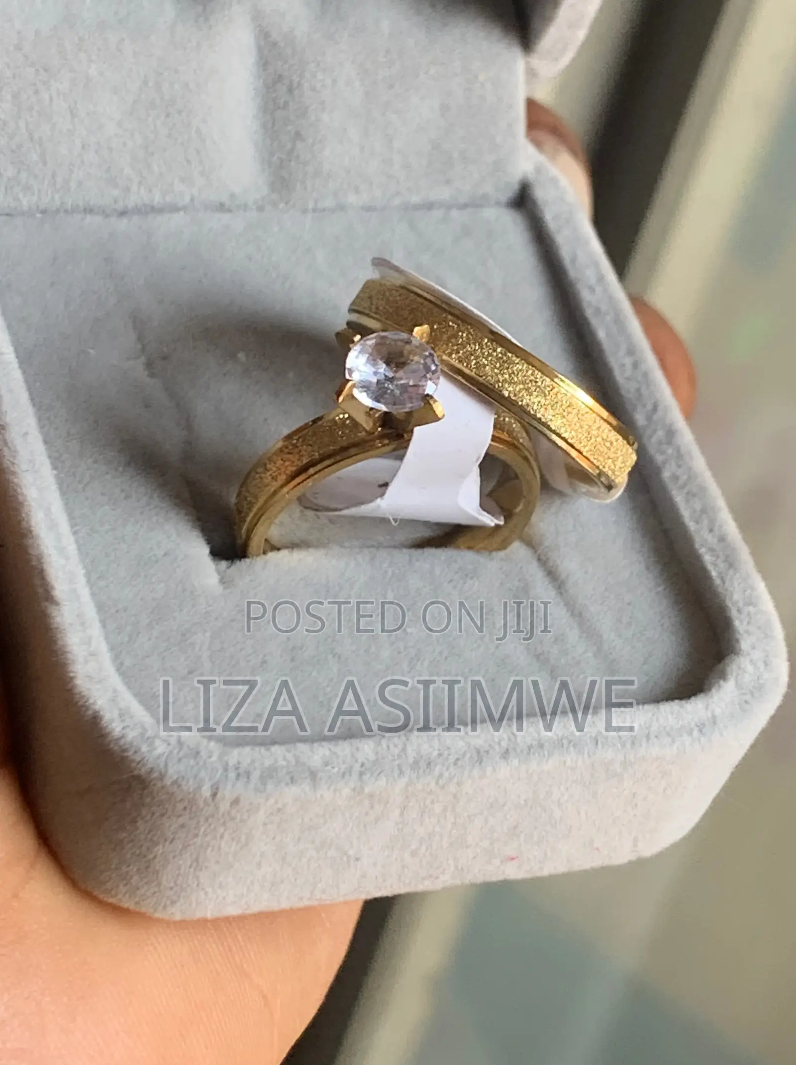 Matching Wedding and Engagement Ring Set
