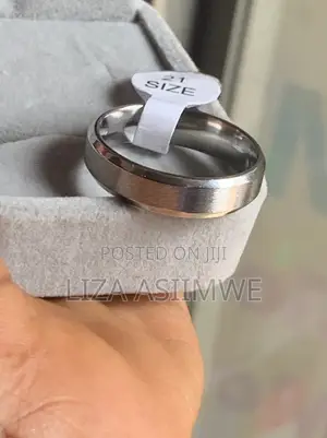 Men's Titanium Wedding Band With a Satin Finish and Beveled Edges