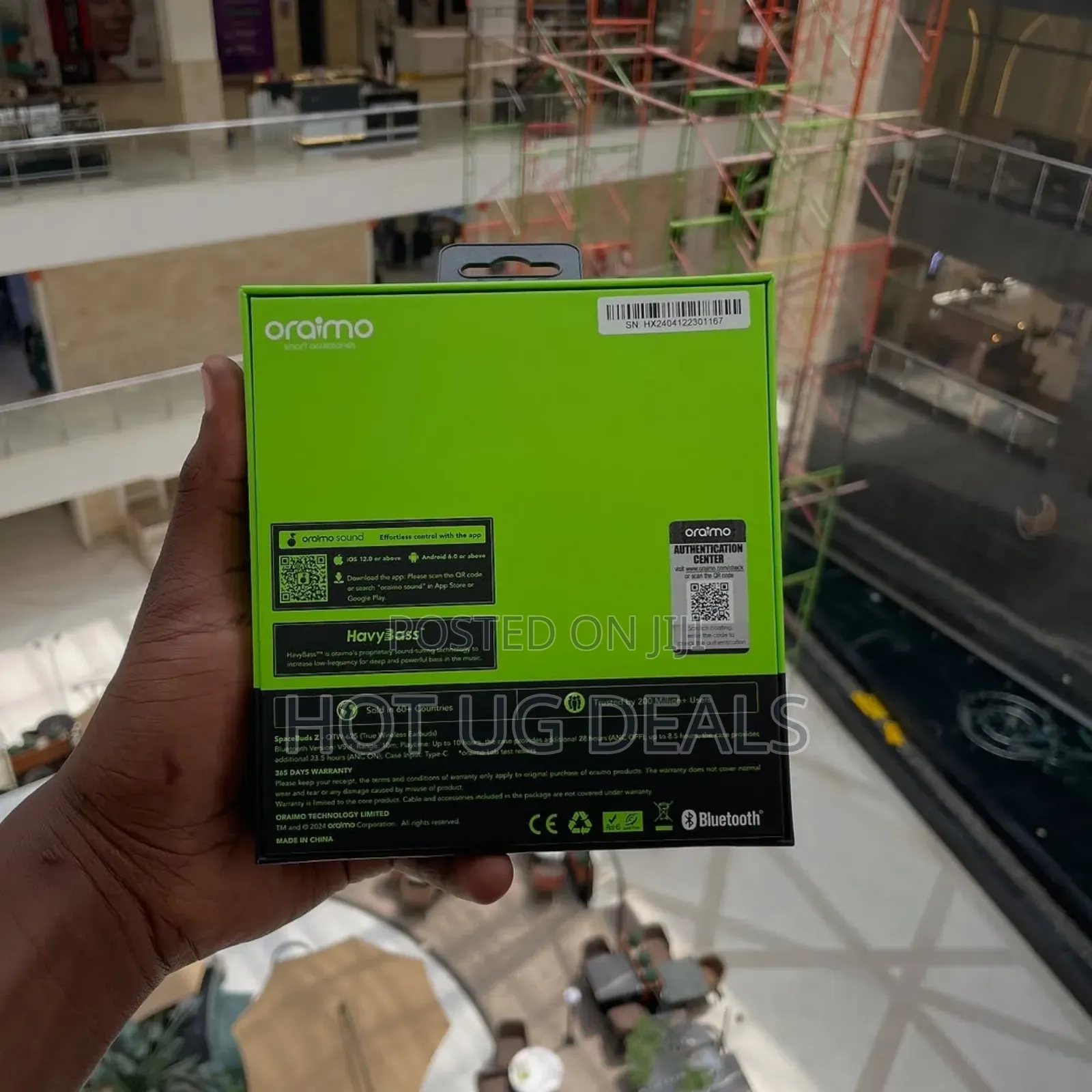 Oraimo Spacebuds Z Anc True Wireless Earbuds.