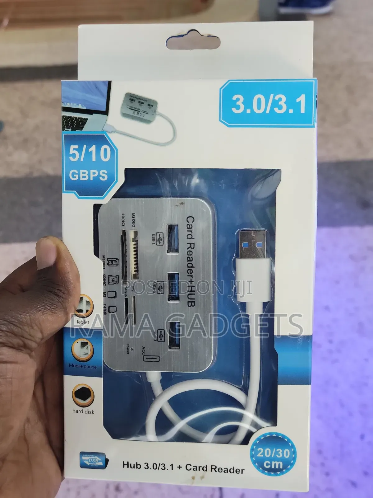 Usb 3.1/3.0 Combo Card Reader Hub