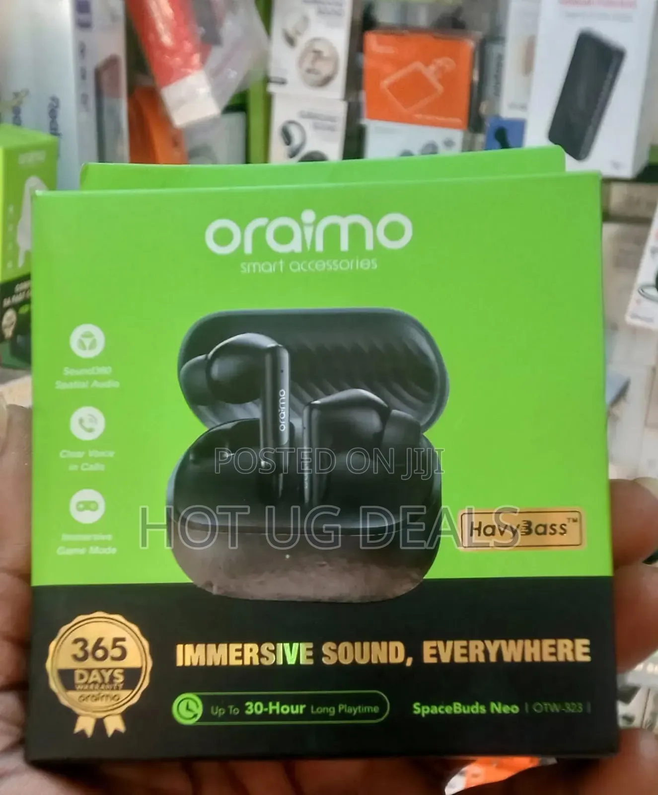 Oraimo Spacebuds Neo True Wireless Spatial Earbuds (Model Otw-323).