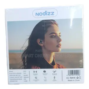 Nodizz M12 Wireless Earbuds With Hooks - Long Working Hours
