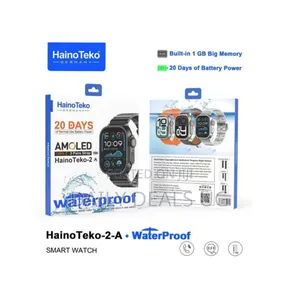 Hainoteko-2-a Waterproof Smart Watch - Amoled Display 20-Day