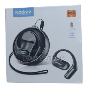 Nodizz M12 Wireless Earbuds With Hooks - Long Working Hours