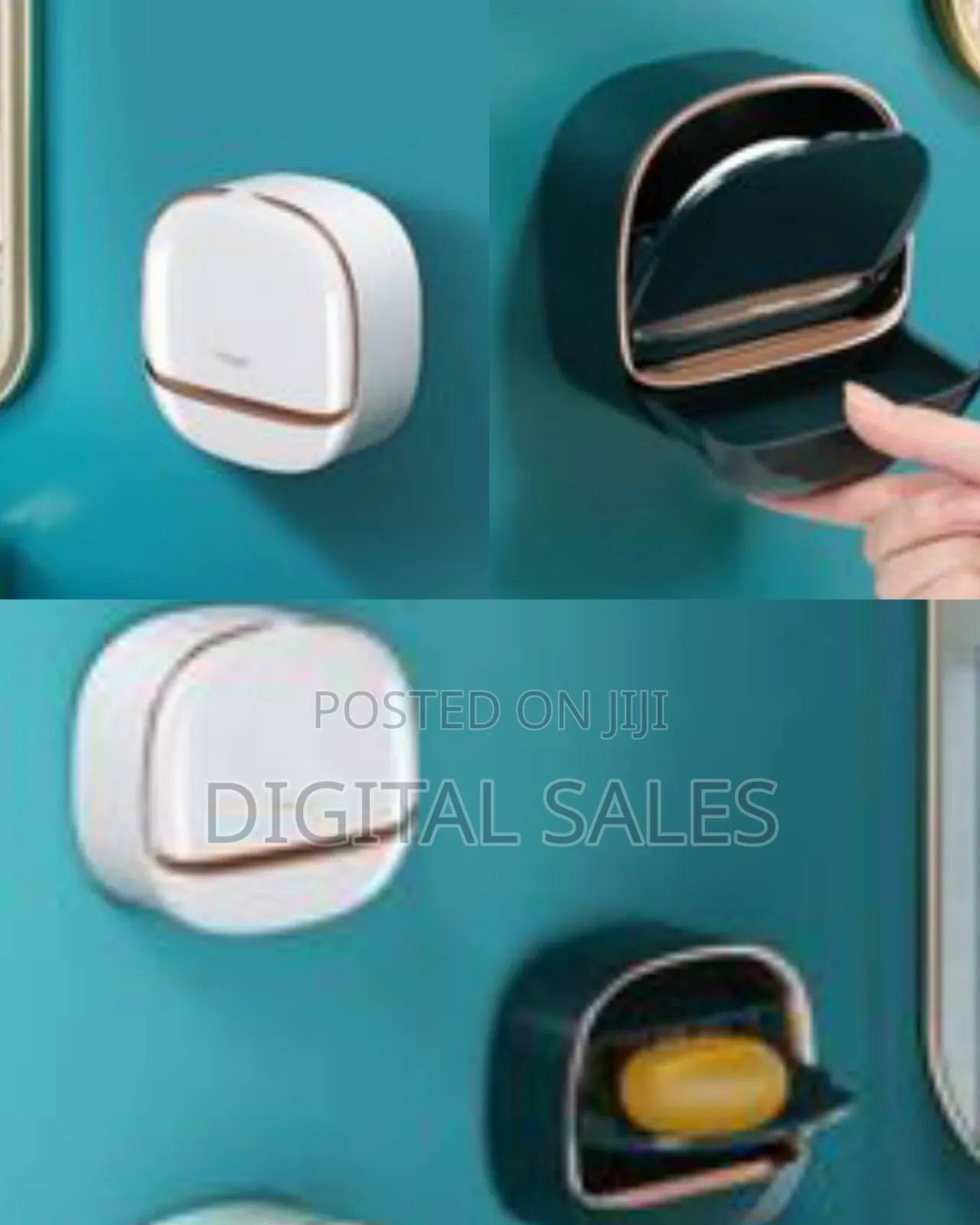 Modern Wall-Mounted Flip-Top Soap Box