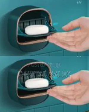 Modern Wall-Mounted Flip-Top Soap Box
