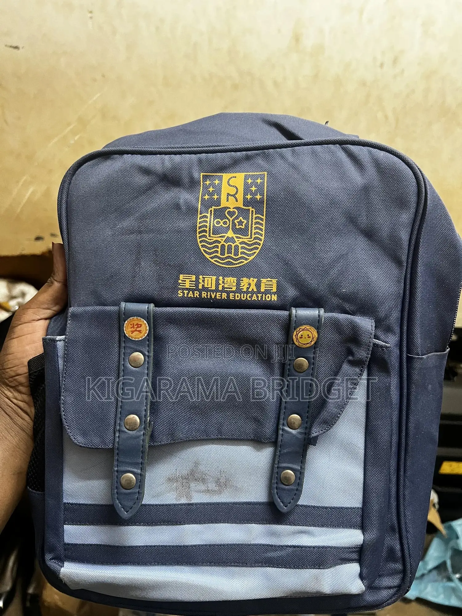 Navy Blue Backpack or School Bag