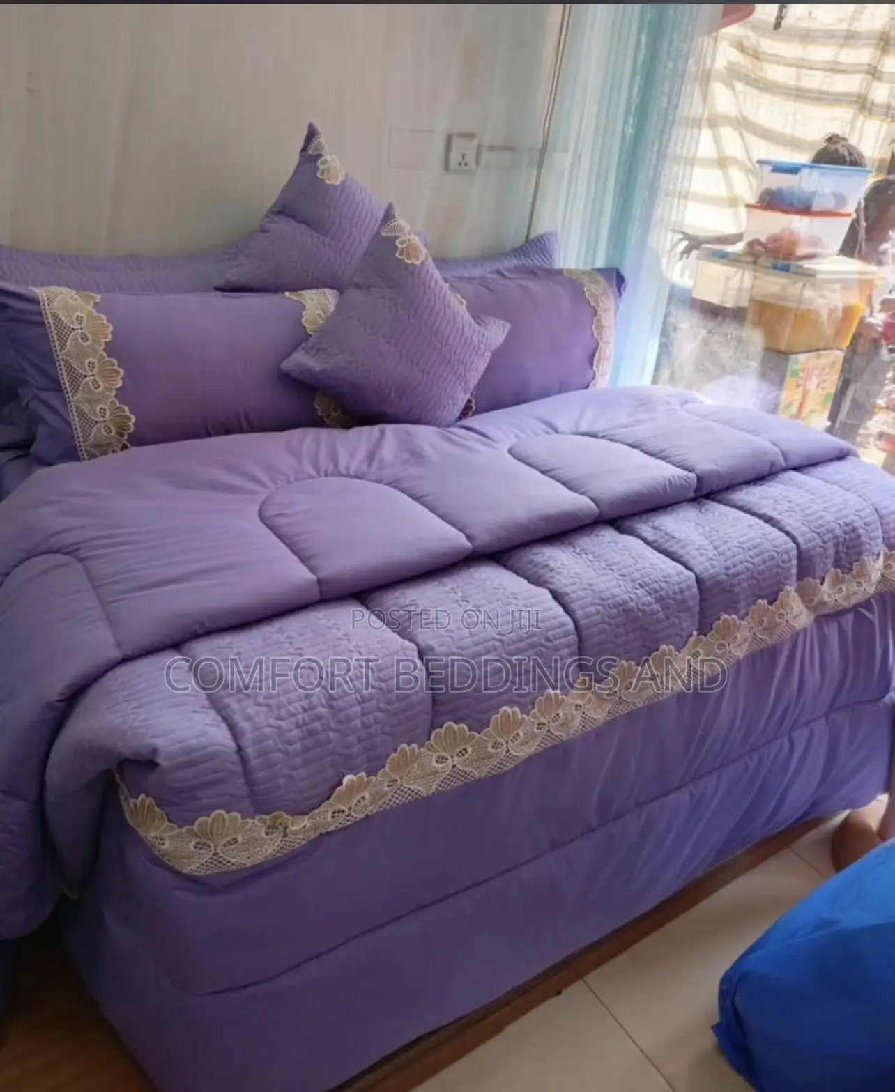 10 Peice Duvet Purple