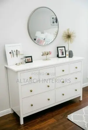 Well Furnished White Chest of Drawers