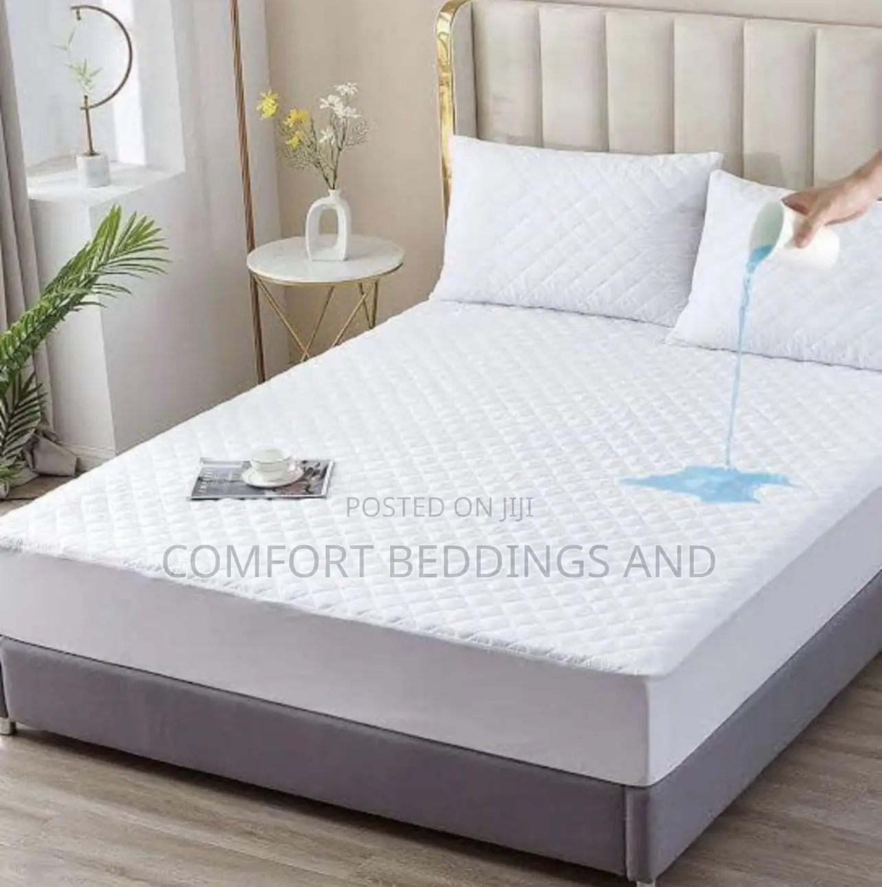 Waterproof Mattress Protector White
