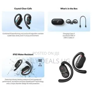Soundcore Sport Open-Ear Wireless Earbuds - Multicolor