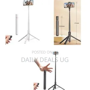 Tt01 Extendable Bluetooth Selfie Stick Tripod, 69.6" Automatic Tripod