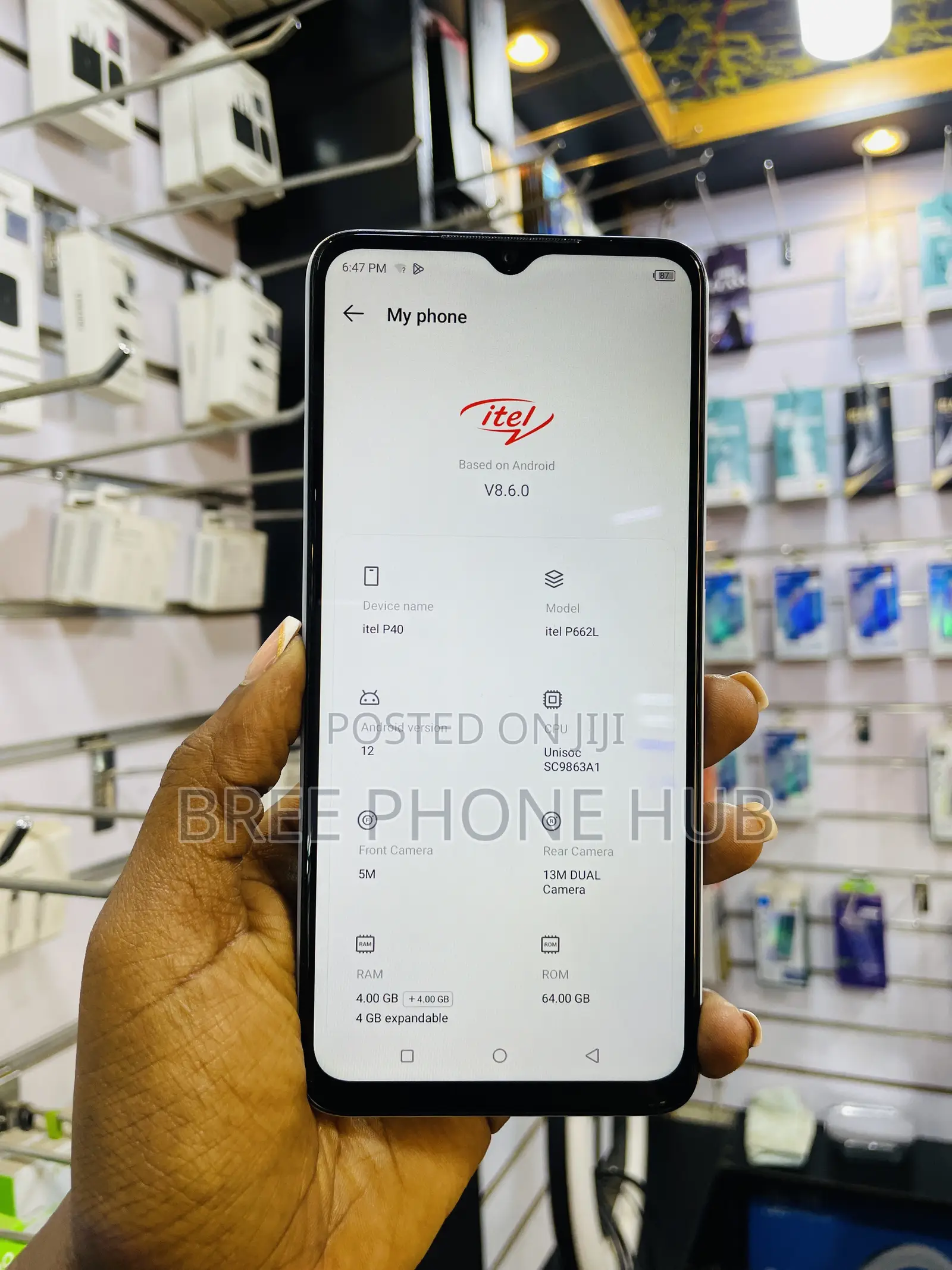 Itel P40 64 GB Blue