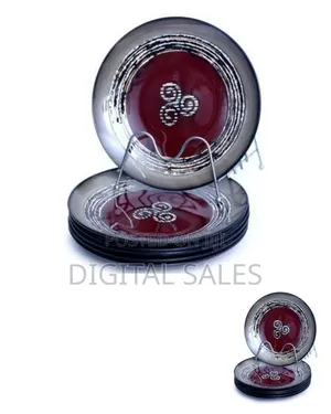 Set of 6 Ceramic Dinner Plates