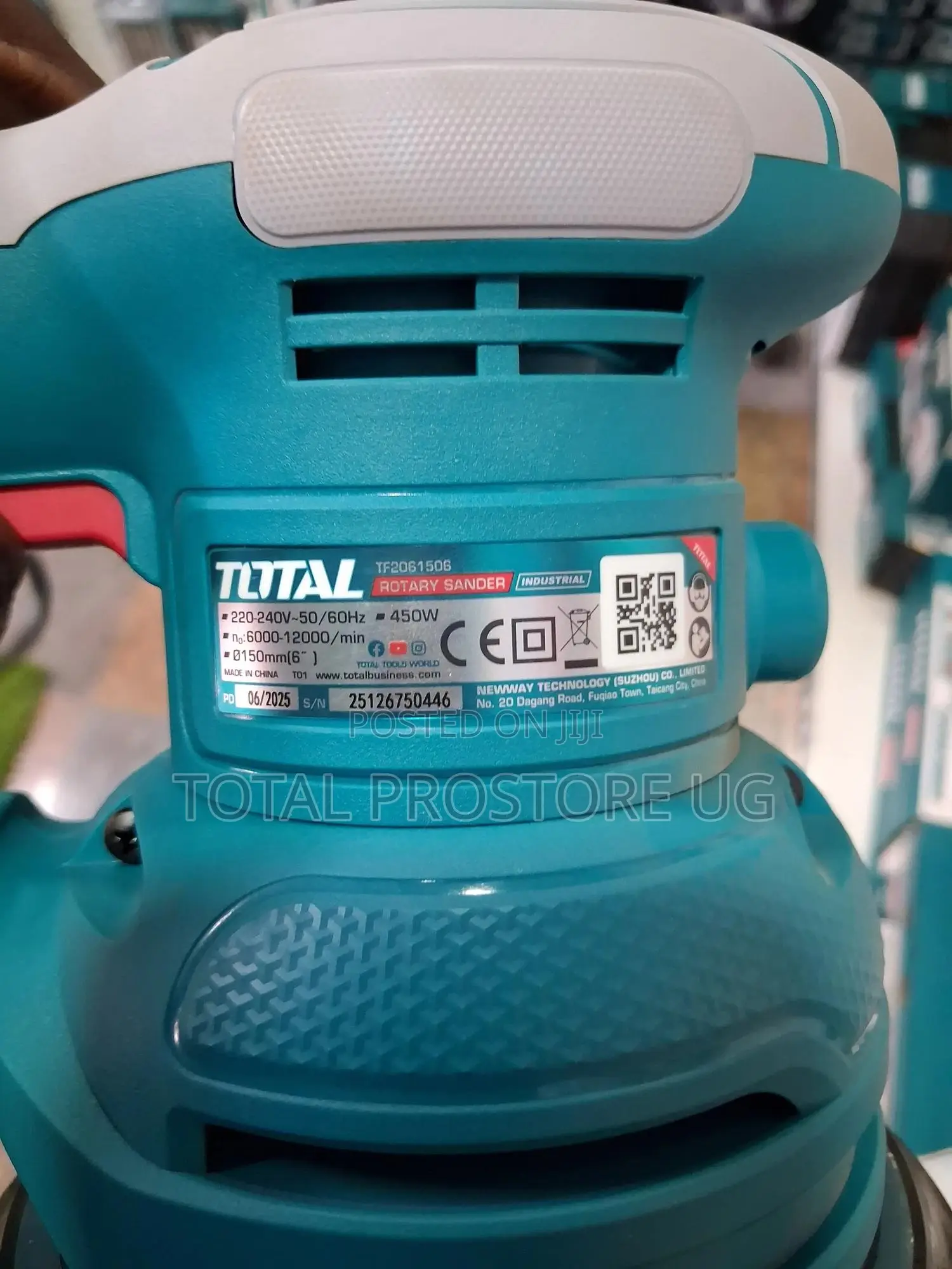 Rotary Sander 450w 150mm.
