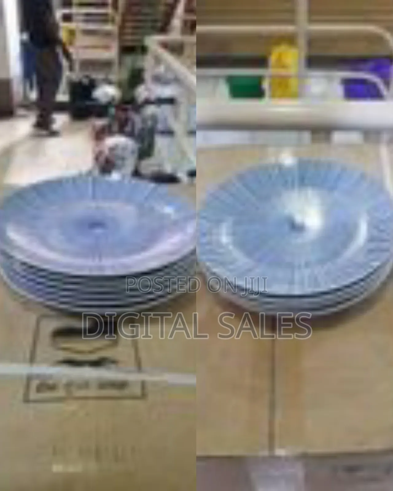 6 Piece Set of Ceramic Dinner Plates