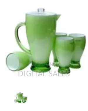 Ombre Glass Pitcher Tumbler Set