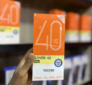 New Tecno Spark 40 Pro 128 GB Black