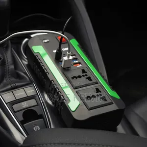 Green Lion Spark 300 Car Power Inverter, Car Charger, 4 Usb Ports