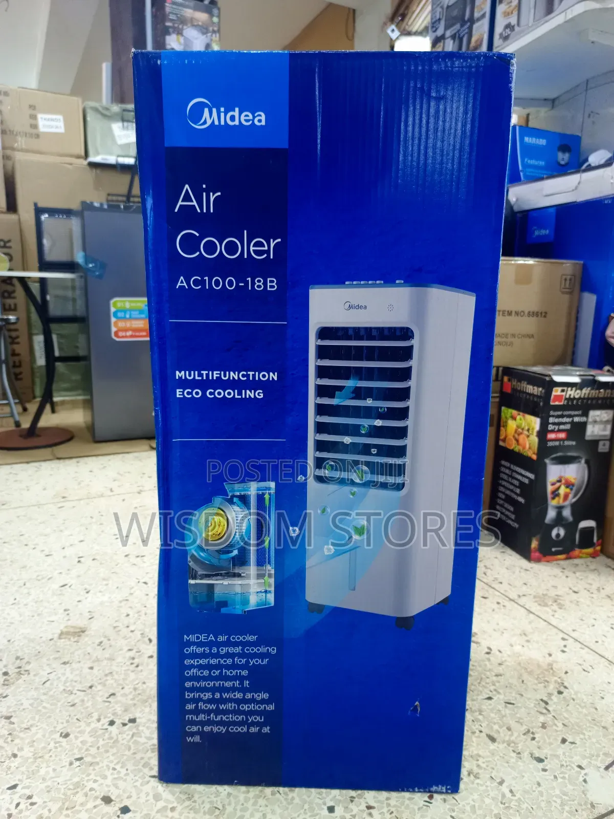Midea Air Cooler, Model Ac100-18b.